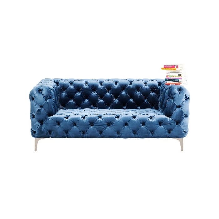 sofas/fabric-sofas/kare-sofa-look-2-seater-velvet-blue