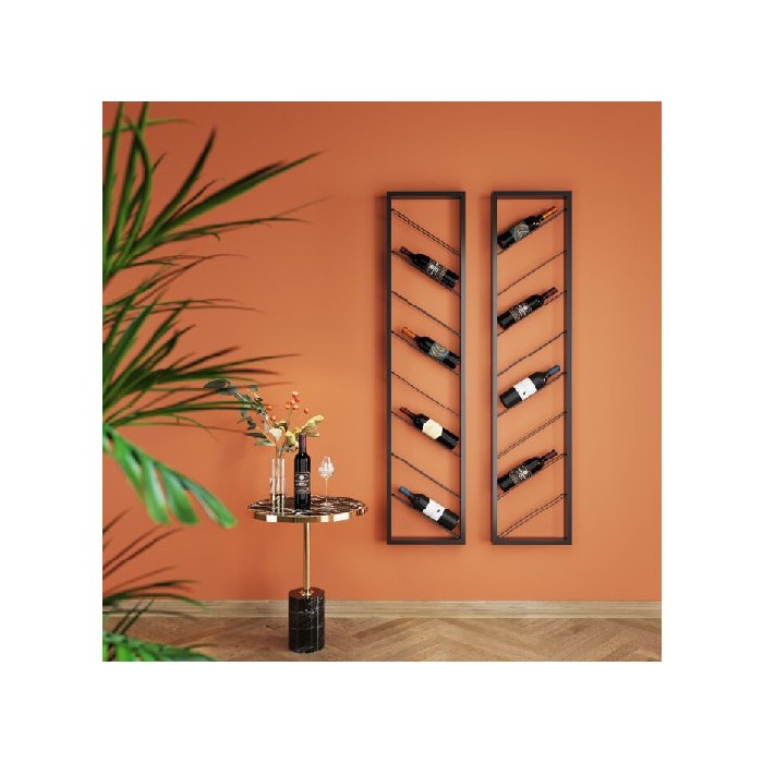kitchenware/racks-holders-trollies/kare-wall-wine-shelf-bistro-uno-36cm-x-160cm