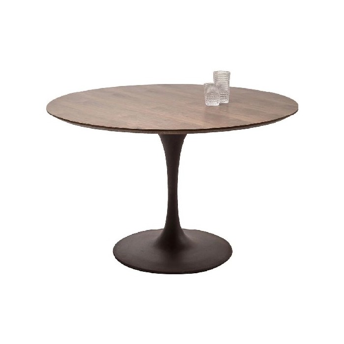 dining/dining-tables/kare-invitation-table-set-walnut-rust-ø120cm