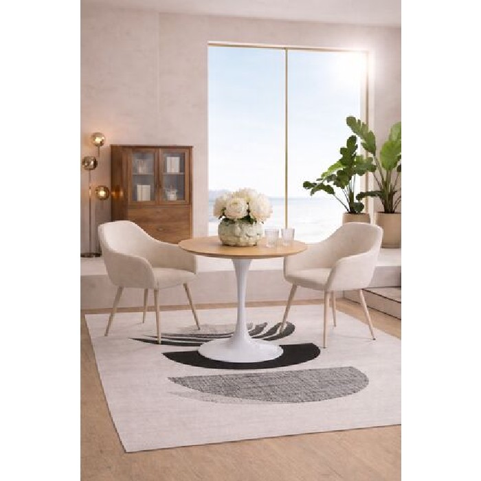 dining/dining-tables/kare-invitation-dining-table-set-oak-white-diameter-90cm