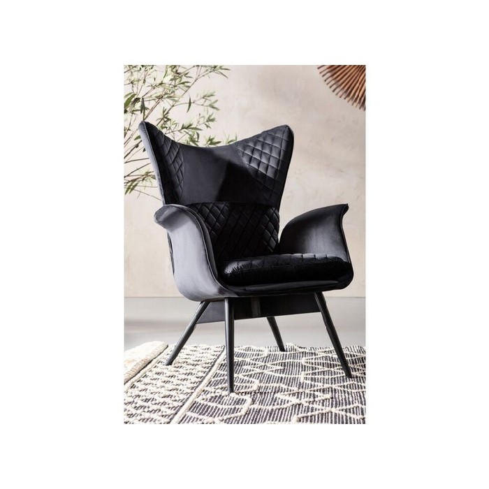 sofas/designer-armchairs/kare-armchair-tudor-velvet-black
