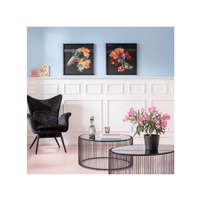 living/coffee-tables/kare-coffee-table-wire-uno-black-ø80cm