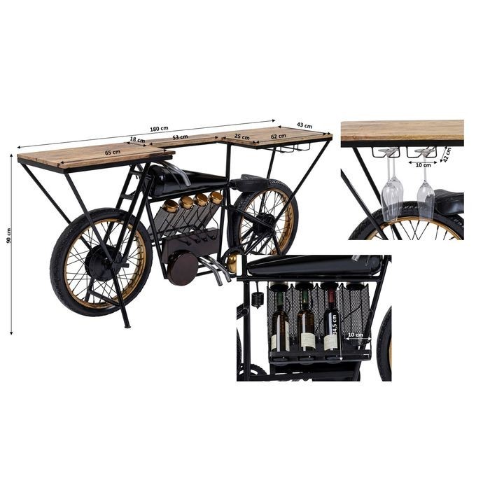 dining/bar-tables/kare-motorbike-console-black