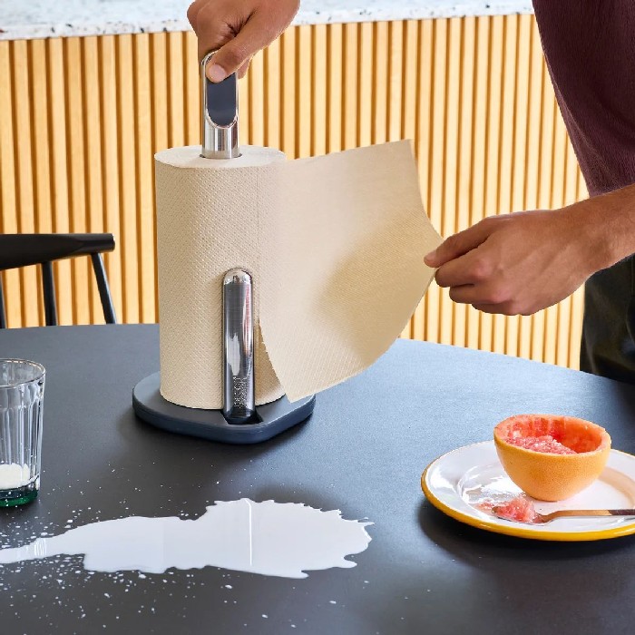 kitchenware/miscellaneous-kitchenware/joseph-joseph-hold-kitchen-roll-holder-with-handle-graphite