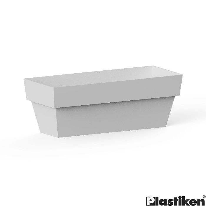 gardening/pots-planters-troughs/plastiken-tes-planter-10cm-x-25cm-white