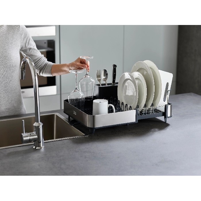 kitchenware/dish-drainers-accessories/extend-steel-dish-rack-grey