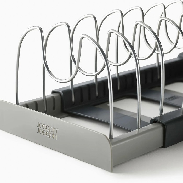 kitchenware/dish-drainers-accessories/drawerstore-expanding-cookware-organiser-grey