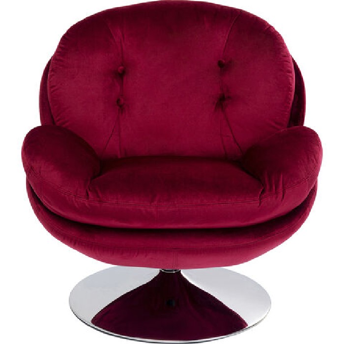 sofas/designer-armchairs/kare-cosy-swivel-armchair-berry
