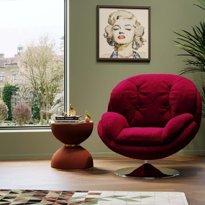 sofas/designer-armchairs/kare-cosy-swivel-armchair-berry