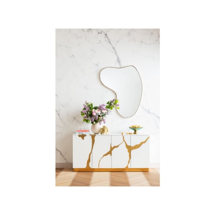 living/sideboards/kare-sideboard-cracked-white-gold-165cm-x-80cm