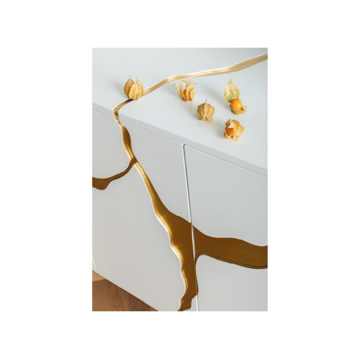 living/sideboards/kare-sideboard-cracked-white-gold-165cm-x-80cm