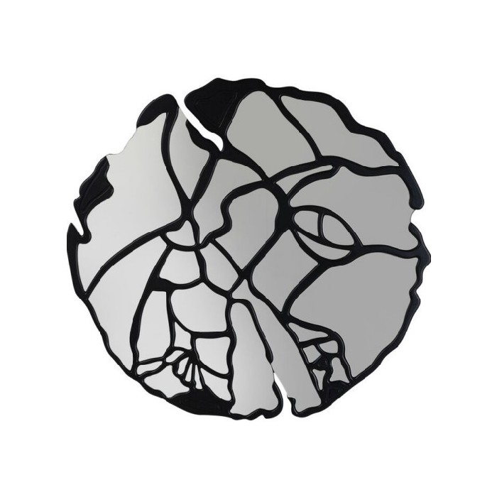 home-decor/mirrors/kare-wall-mirror-pieces-matt-black-ø100cm