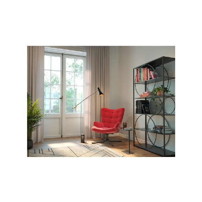sofas/designer-armchairs/kare-swivel-armchair-oscar-velvet-red-last-one-on-display