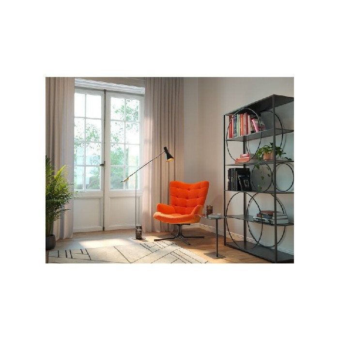 sofas/designer-armchairs/kare-swivel-armchair-oscar-velvet-orange