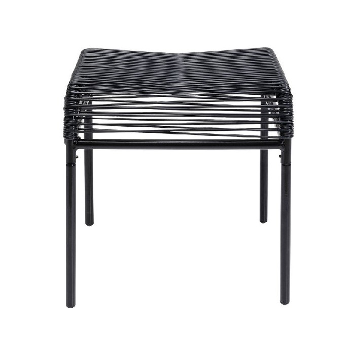 outdoor/chairs-deckchairs/kare-stool-acapulco-mono-black