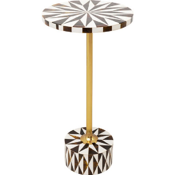 living/coffee-tables/kare-side-table-domero-star-brown-white-ø25cm