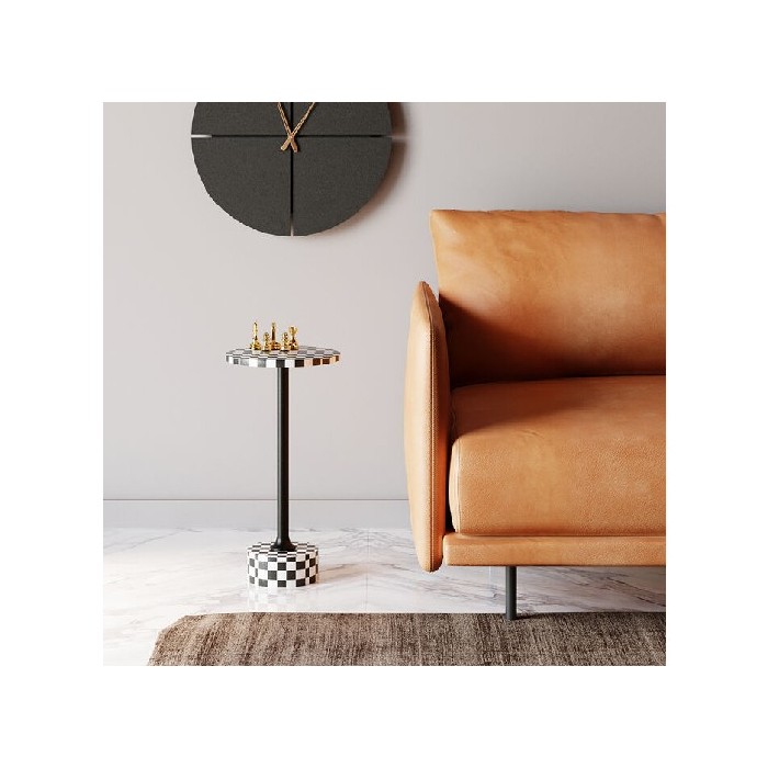 living/coffee-tables/kare-side-table-domero-chess-black-white-ø2