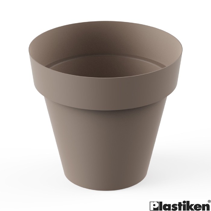 gardening/pots-planters-troughs/plastiken-tes-round-pot-diameter-60cm-taupe