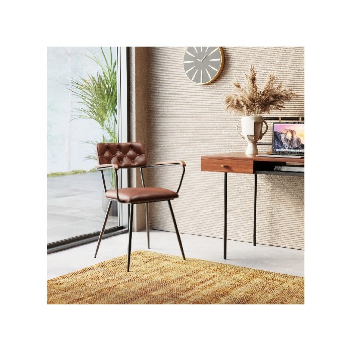 dining/dining-chairs/kare-chair-with-armrest-salsa-leather-brown-last-one-on-display