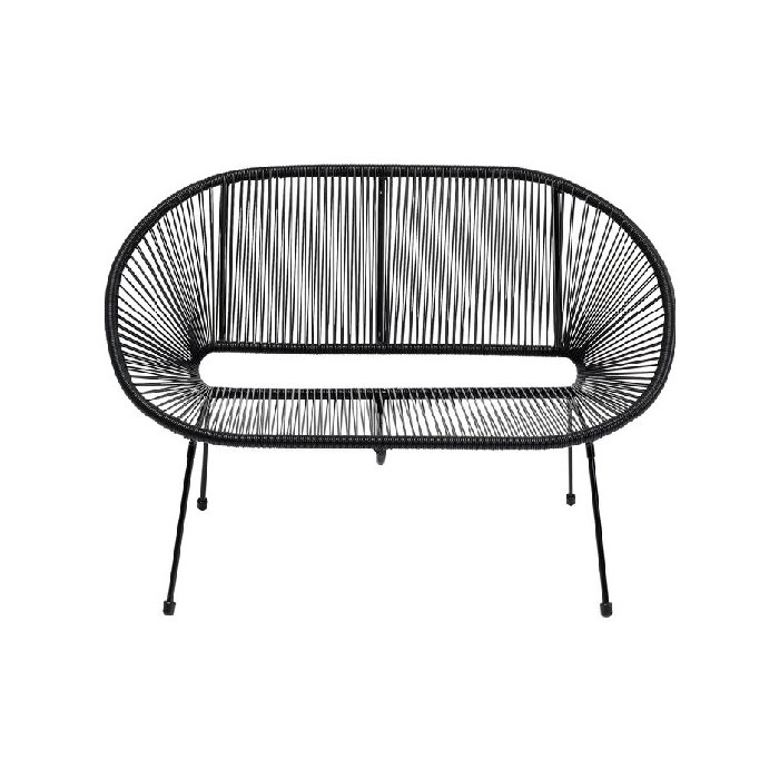 outdoor/chairs-deckchairs/kare-bench-acapulco-black
