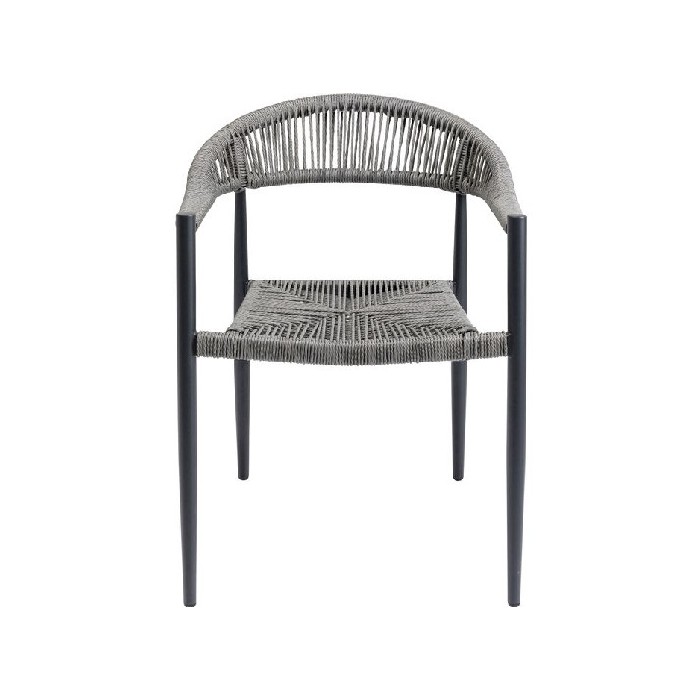 outdoor/chairs-deckchairs/kare-chair-with-armrest-palma-grey