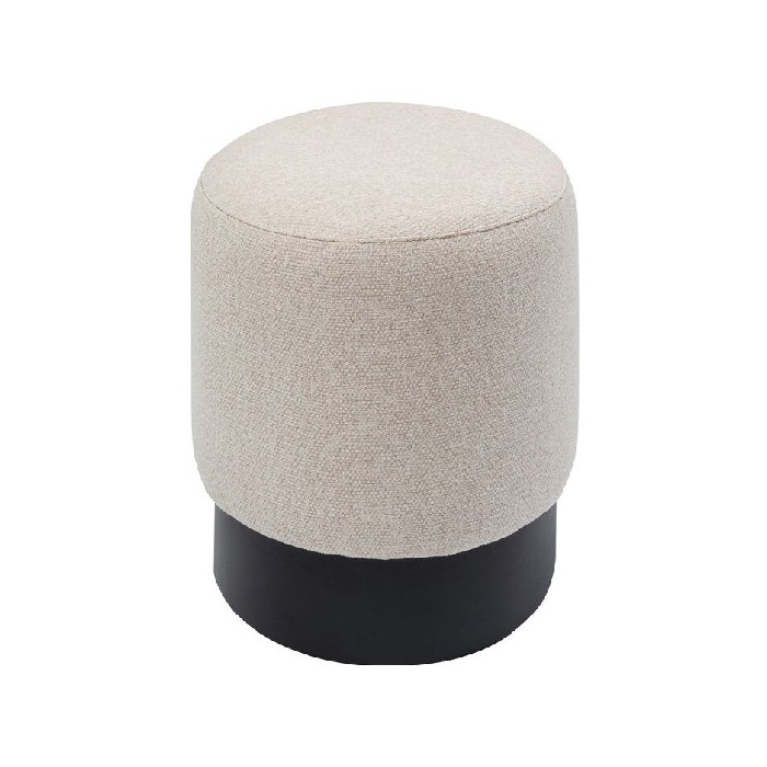 living/seating-accents/kare-stool-cherry-cream-black-ø36cm