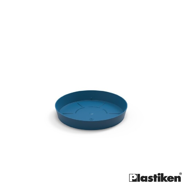 gardening/pots-planters-troughs/plastiken-tes-round-plate-navy-blue-diameter-14cm