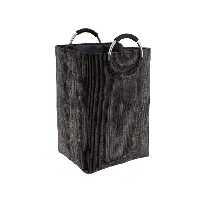 household-goods/laundry-ironing-accessories/tendance-grey-cordurory-laundry-basket-55l