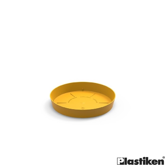 gardening/pots-planters-troughs/plastiken-tes-round-plate-mustard-diameter-24cm