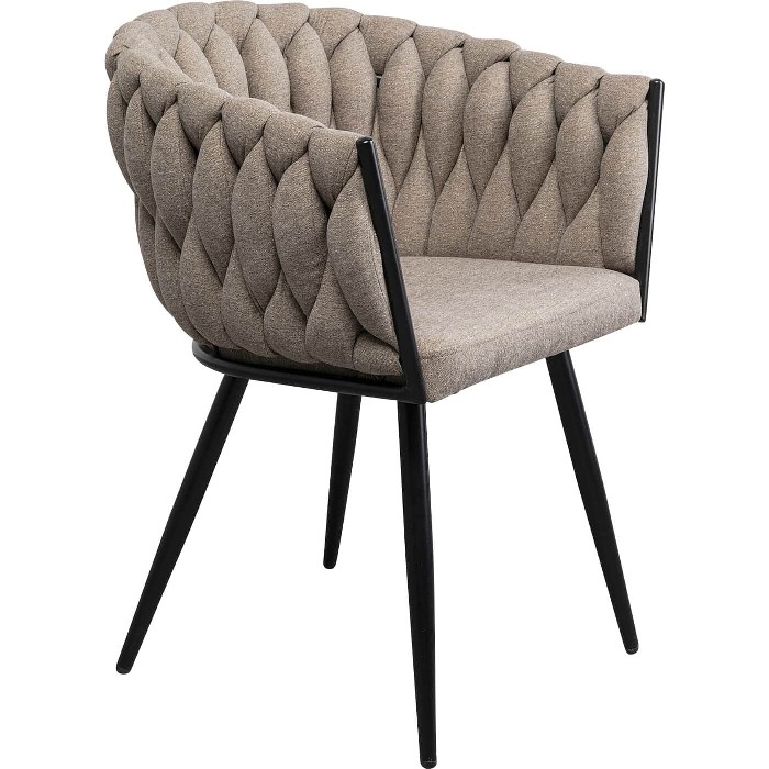 dining/dining-chairs/kare-chair-with-armrest-dean-–-beige-–-87990