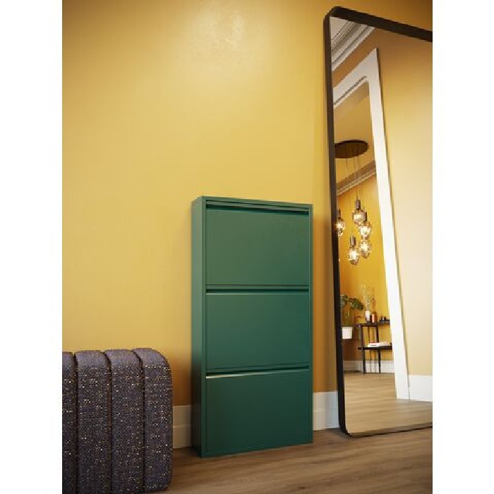 household-goods/shoe-racks-cabinets/kare-caruso-3-shoe-cabinet-green