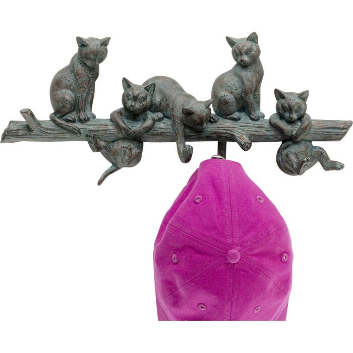 household-goods/garment-racks-wall-hooks/kare-coat-rack-cats-life-–-42cm-–-88048