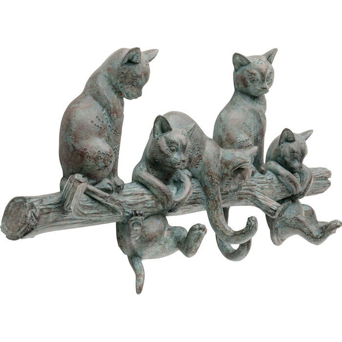 household-goods/garment-racks-wall-hooks/kare-coat-rack-cats-life-–-42cm-–-88048