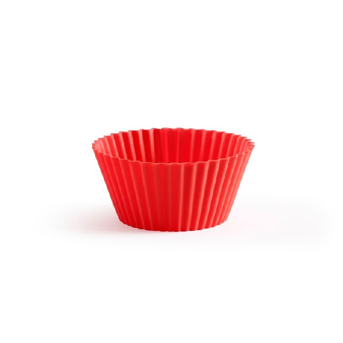 kitchenware/miscellaneous-kitchenware/silicone-muffin-cases-set-of-6-diameter-7cm-red