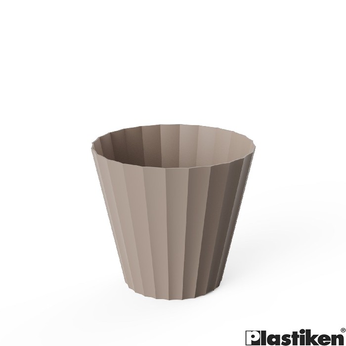 gardening/pots-planters-troughs/plastiken-doric-pot-diameter-18cm-x-16cm-taupe