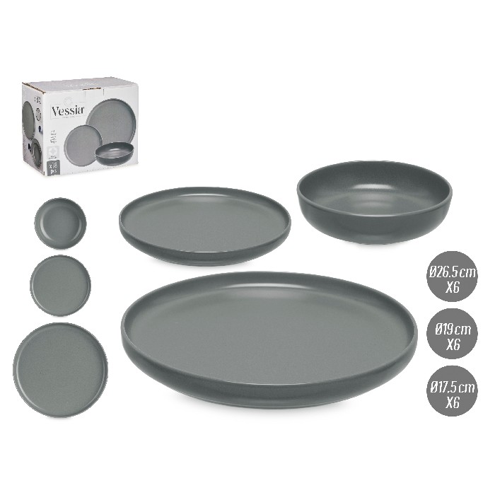 tableware/plates-bowls/promo-set-18-pcs-stoneware-dinnerware-dark-grey