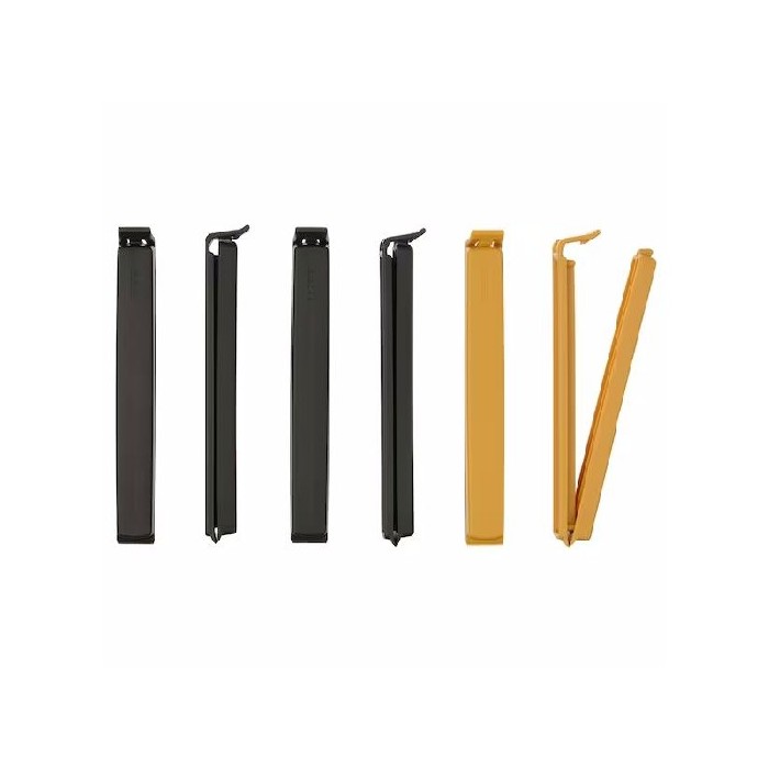 kitchenware/miscellaneous-kitchenware/promo-ikea-bevara-sealing-clip-anthracitedark-yellow-pack-of-6