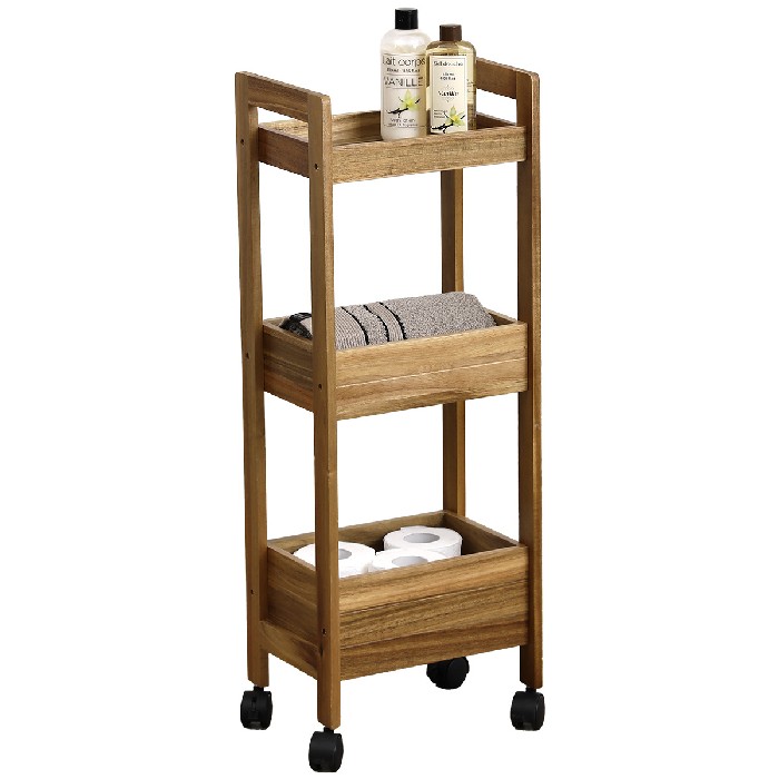 bathrooms/bathroom-storage-shelving/tendance-acacia-trolley-3-shelves