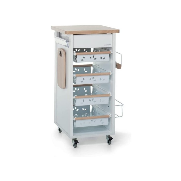 kitchenware/racks-holders-trollies/bistrot-veg-trolley-whitenatural