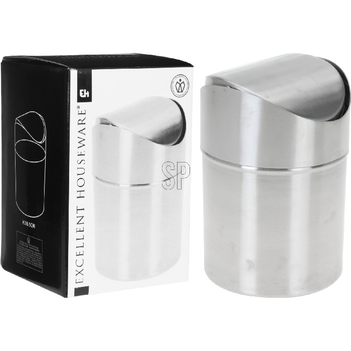 kitchenware/miscellaneous-kitchenware/stainless-steel-15l-small-recycling-bin-swing-lid