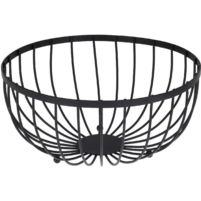 tableware/centrepieces-fruit-bowls/fruit-basket-steel-black-diameter-26cm