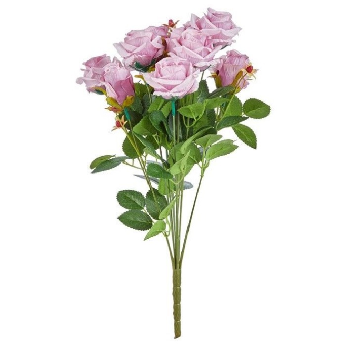 home-decor/artificial-plants-flowers/rose-bush-x-13-lavander