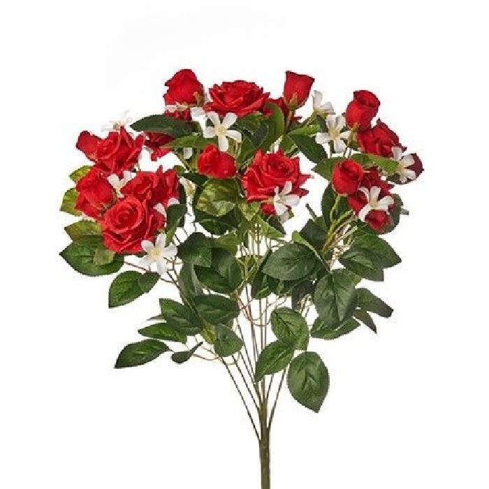 home-decor/artificial-plants-flowers/mini-roses-bush-x-11-red