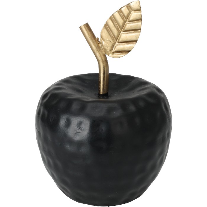 home-decor/decorative-ornaments/apple-and-pear-17cm-blackgold-aluminium-2-assorted