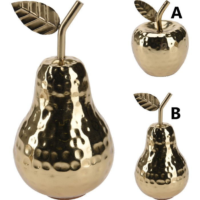 home-decor/decorative-ornaments/apple-and-pear-17cm-x-9cm-gold-2-assorted