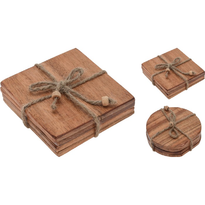 tableware/placemats-coasters-trivets/coasters-wood-set-4-2-assorted-f7