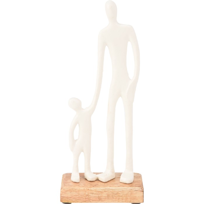 home-decor/decorative-ornaments/statue-man-and-child-24cm-white