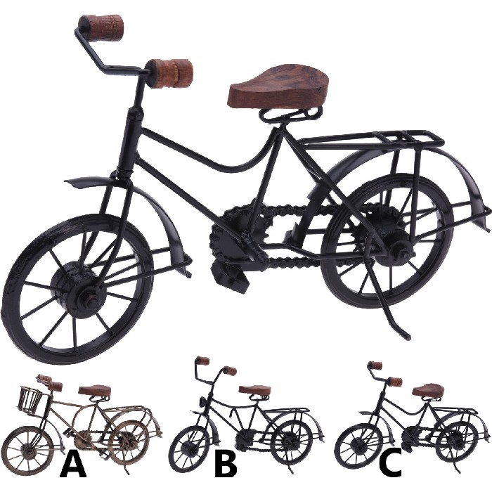 home-decor/decorative-ornaments/bicycle-36cm-black-3-assorted