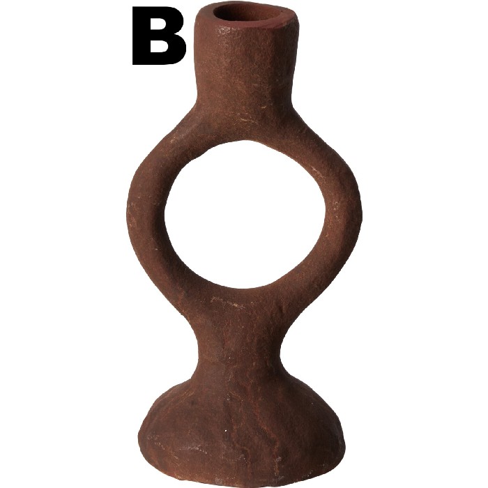 home-decor/candle-holders-lanterns/candle-holder-–-aluminium-brown-finish-3-assorted