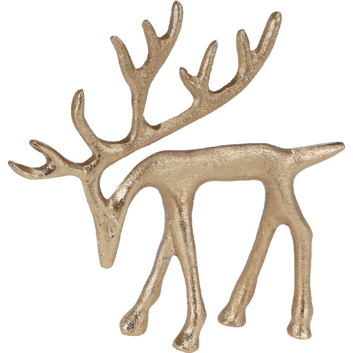 christmas/decorations/reindeer-figurine-–-gold-15cm-x-16cm-2-assorted